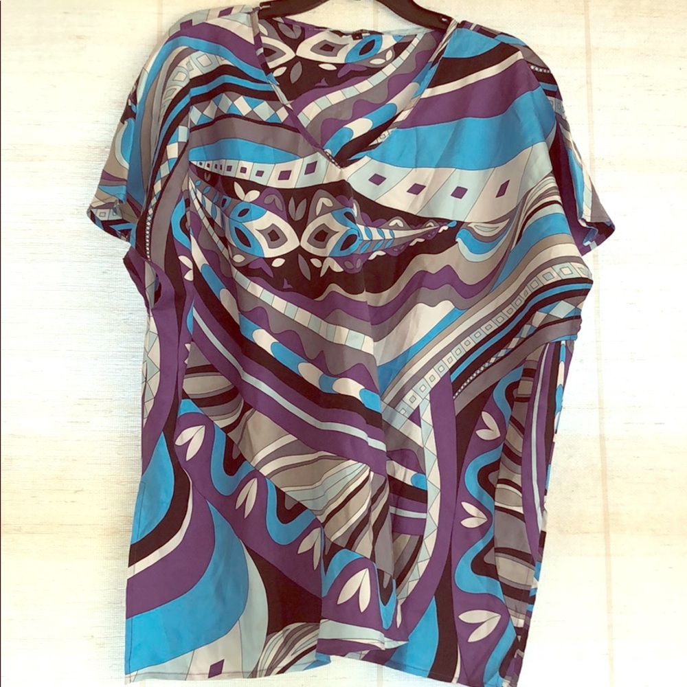 Retro Silk Blouse